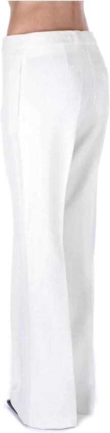 Semicouture Wide Trousers White Dames - Foto 3