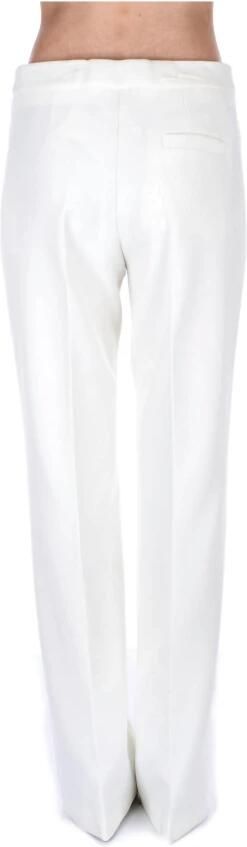 Semicouture Wide Trousers White Dames - Foto 2