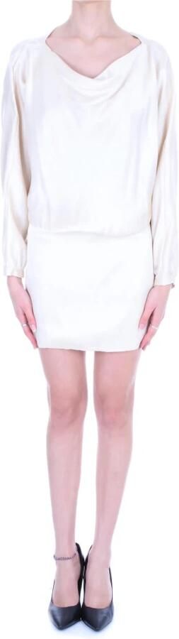 Semicouture Zand Jurken Beige Dames - Foto 6