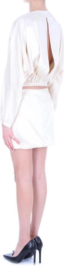 Semicouture Zand Jurken Beige Dames - Foto 4