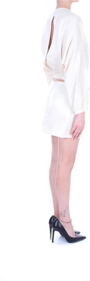 Semicouture Zand Jurken Beige Dames