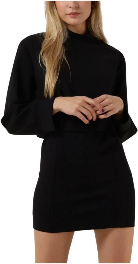 Semicouture Zwarte Mini Jurk Black Dames - Foto 3