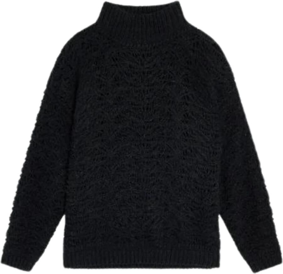Semicouture Zwarte Trui Stijlvol Model Black Dames