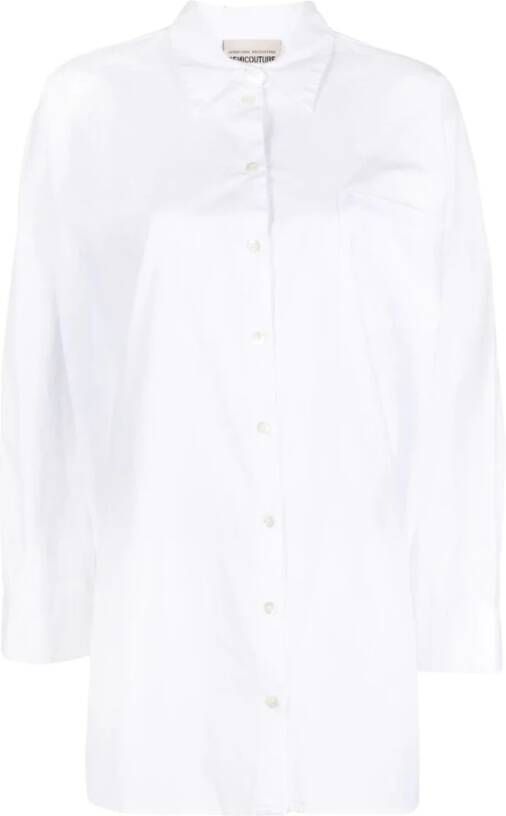 Semicouture Shirt Dresses Wit Dames