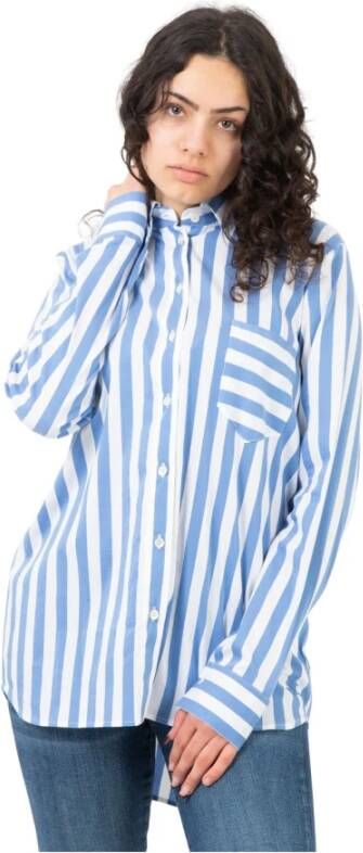 Semicouture Shirts Blauw Dames