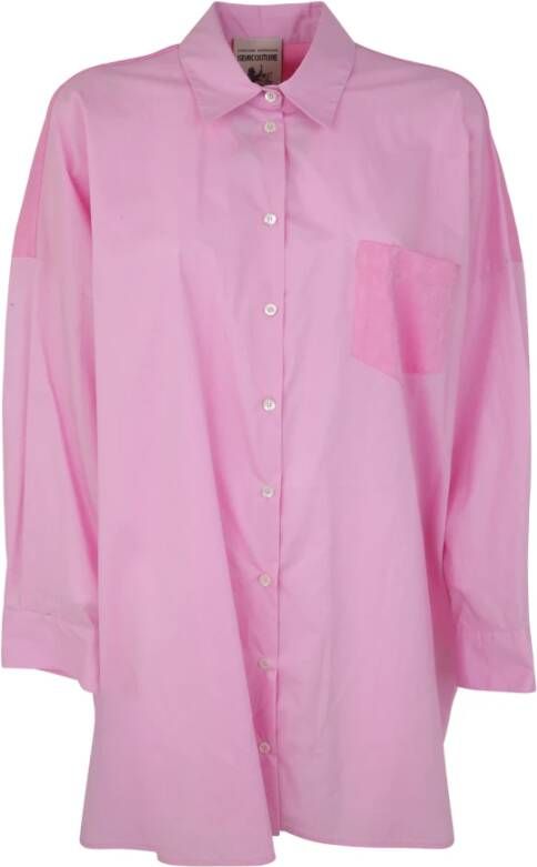 Semicouture Shirts Roze Dames