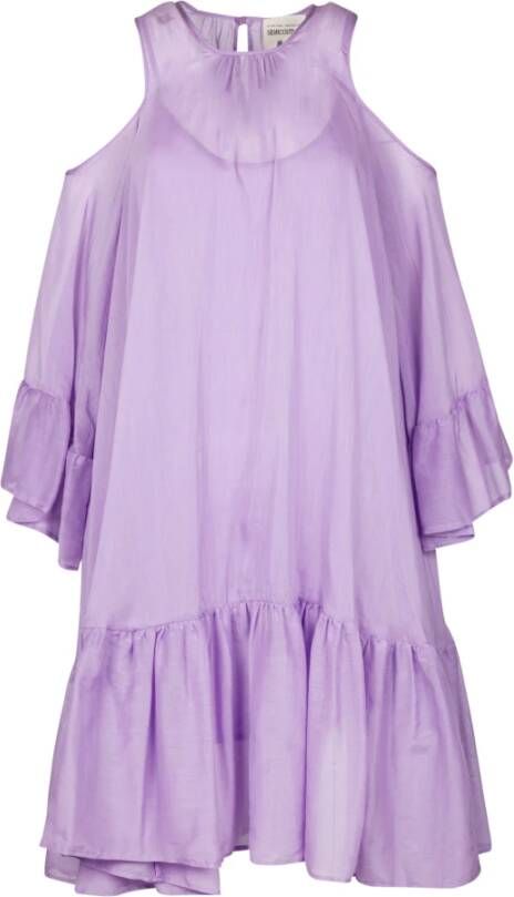 Semicouture Short Dresses Purple Dames