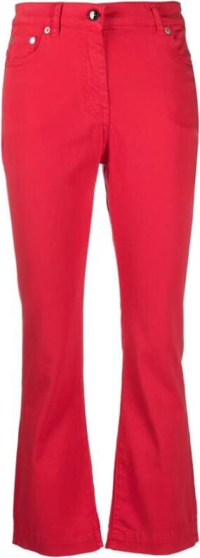 Semicouture Slim-fit Jeans Rood Dames