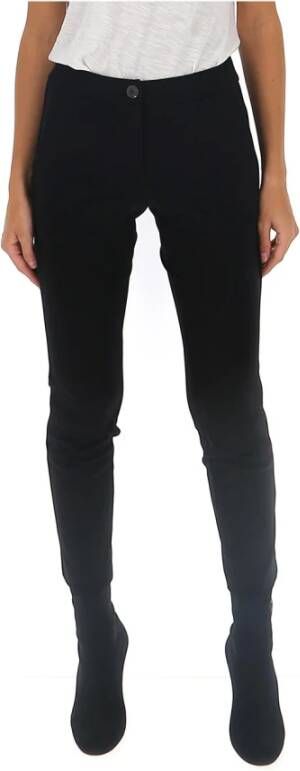 Semicouture Slim-fit jersey broek Zwart Dames