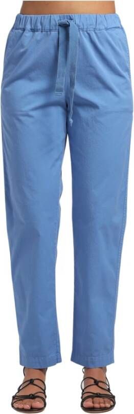 Semicouture Slim-fit Trousers Blauw Dames