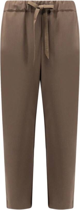 Semicouture Slim-fit Trousers Groen Dames