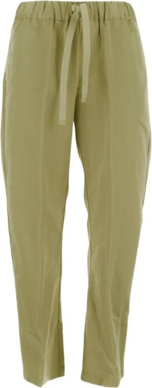 Semicouture Slim-fit Trousers Groen Dames