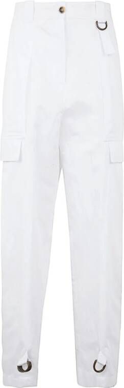 Semicouture Slim-fit Trousers Wit Dames