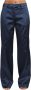 Semicouture Straight Trousers Blauw Dames - Thumbnail 1