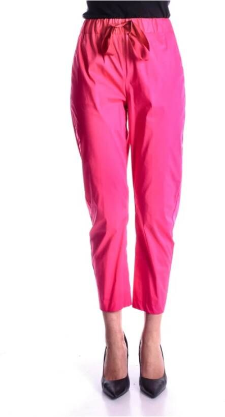 Semicouture Straight Trousers Roze Dames