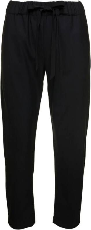 Semicouture Wide Trousers Black Dames