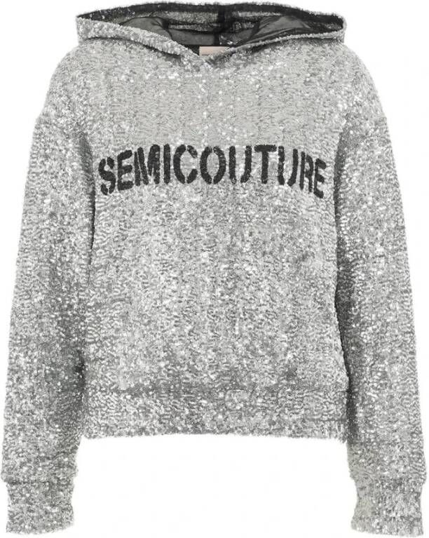 Semicouture Sweatshirt Y2Wq01 22 Grijs Dames