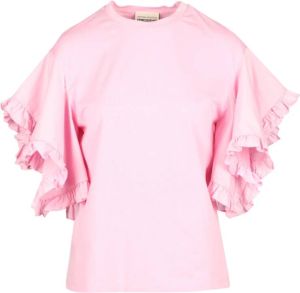 Semicouture T-shirt Roze Dames
