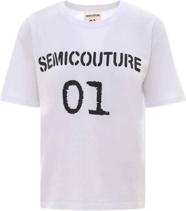 Semicouture t-shirt Wit Dames