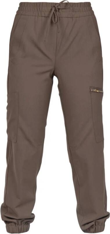 Semicouture Tapered Trousers Groen Dames