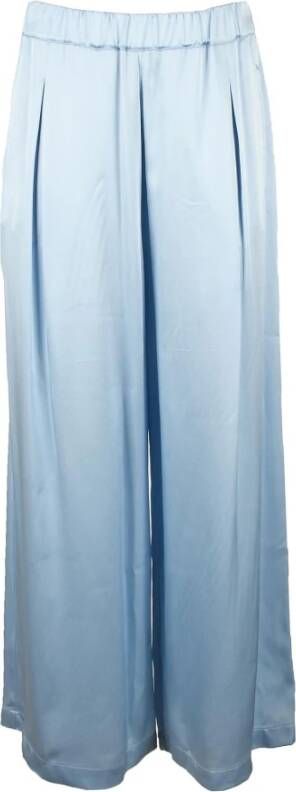 Semicouture Trousers Blauw Dames