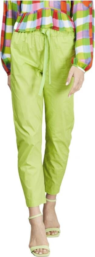 Semicouture Trousers Groen Dames