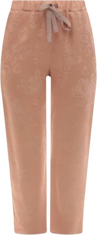 Semicouture Trousers Roze Dames