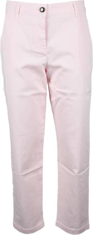 Semicouture Trousers Roze Dames