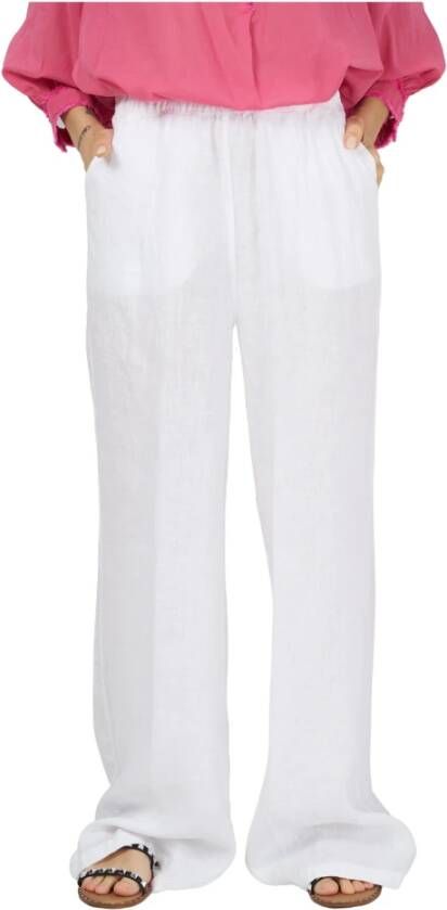 Semicouture Trousers Wit Dames