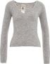 Semicouture V-neck Knitwear Grijs Dames - Thumbnail 1