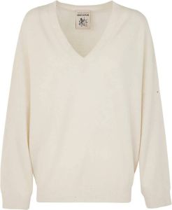 Semicouture V-neck Knitwear Wit Dames