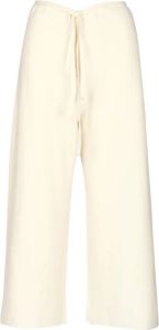 Semicouture Wide Trousers Beige Dames