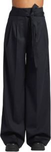 Semicouture Wide Trousers Zwart Dames