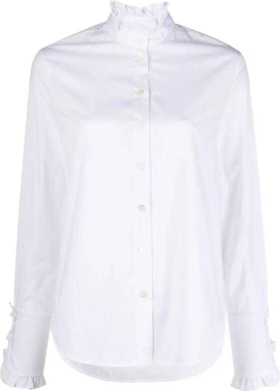Semicouture Witte Overhemd White Dames