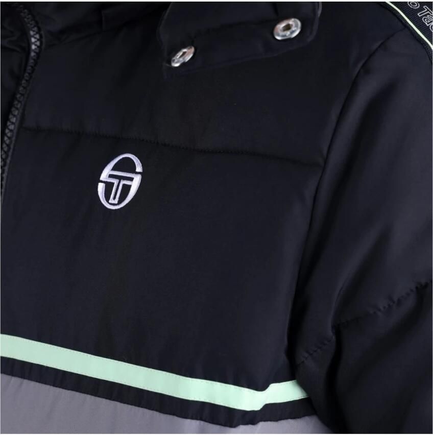Sergio Tacchini Bicolor Pufferjas Midday Black Heren