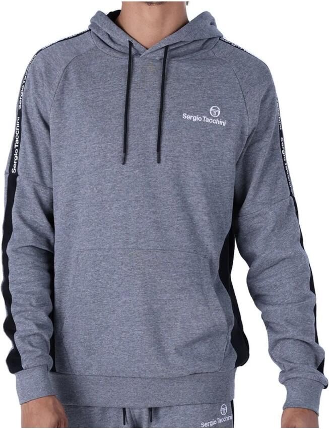 Sergio Tacchini Logo Band Hoodie Grijs Gray Heren - Foto 3