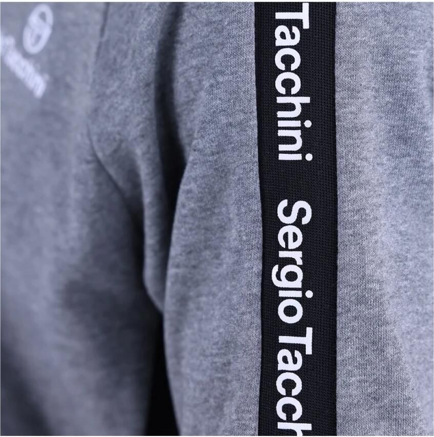 Sergio Tacchini Logo Band Hoodie Grijs Gray Heren