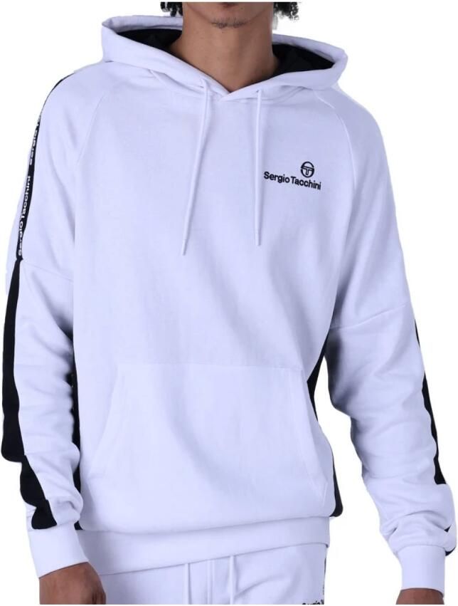Sergio Tacchini Logo Band Hoodie Wit White Heren - Foto 4