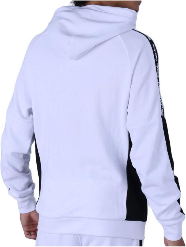 Sergio Tacchini Logo Band Hoodie Wit White Heren - Foto 2