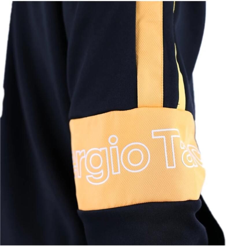 Sergio Tacchini Logo Cross Hoodie Zwart Black Heren