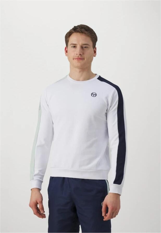 Sergio Tacchini Logo Zweetband Klassieke Stijl White Heren