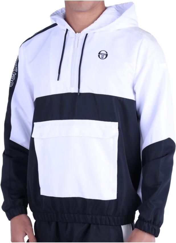 Sergio Tacchini Ritssluiting Sweatshirt Alettone White Heren - Foto 4