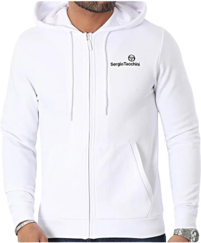 Sergio Tacchini Stoere Hoodie met Rits Wit White Heren - Foto 3