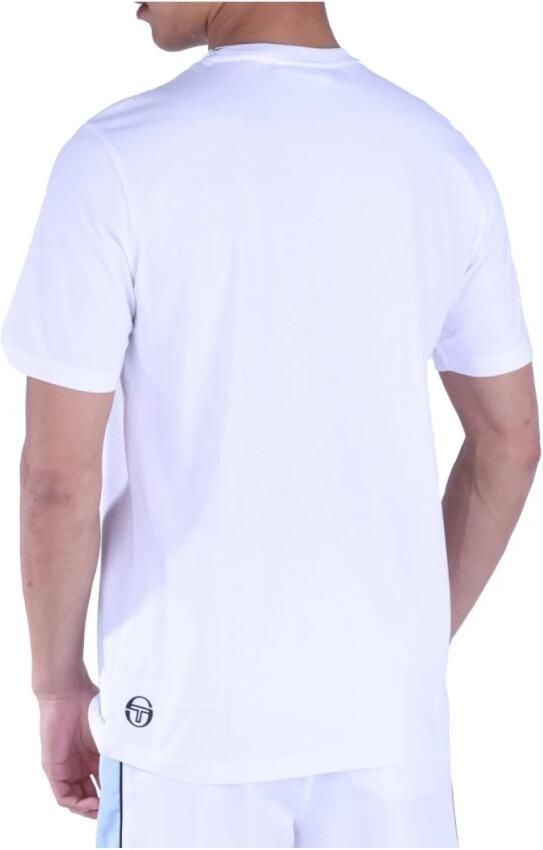 Sergio Tacchini Witte Katoenen TShirt Lared White Heren - Foto 2