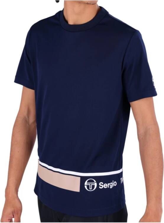 Sergio Tacchini T-shirt Abita Pl Blue Heren
