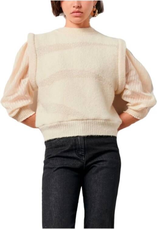 Sessun Gebreide kleding Beige Dames