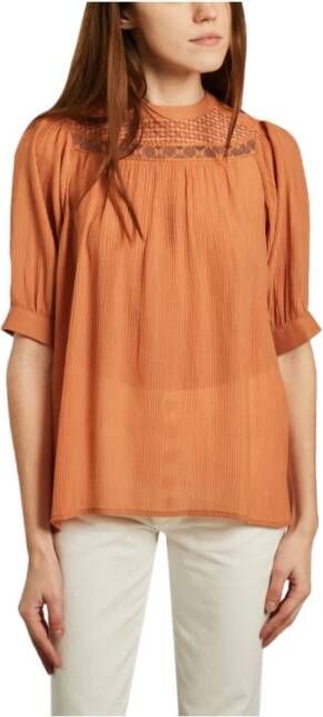 Sessun Mart & Blouse Bruin Dames