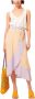 Sessun Lolanda Gestreepte Midi Rok Meerkleurig Dames - Thumbnail 3