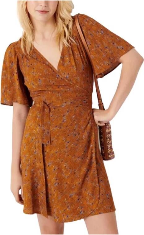 Sessun Mio Swinger Wikkeljurk Oranje Dames