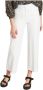 Sessun Off-White Rechte Broek Wit Dames - Thumbnail 1